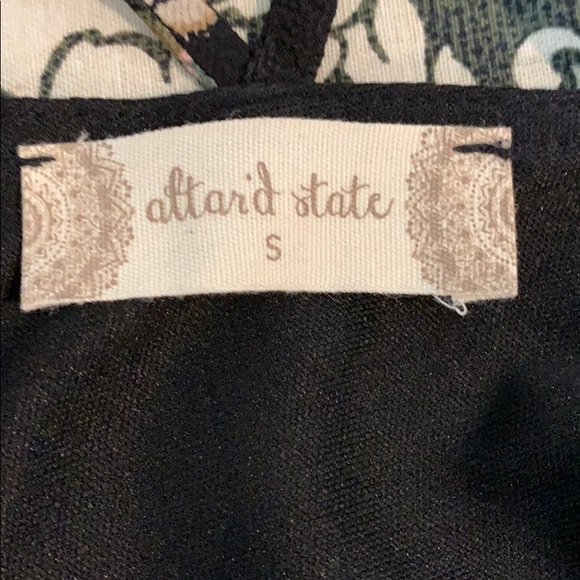Altar’d State Black Floral Dress, EC, Sz S - Picture 7 of 8